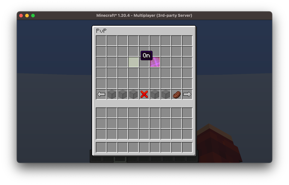 Image of default options