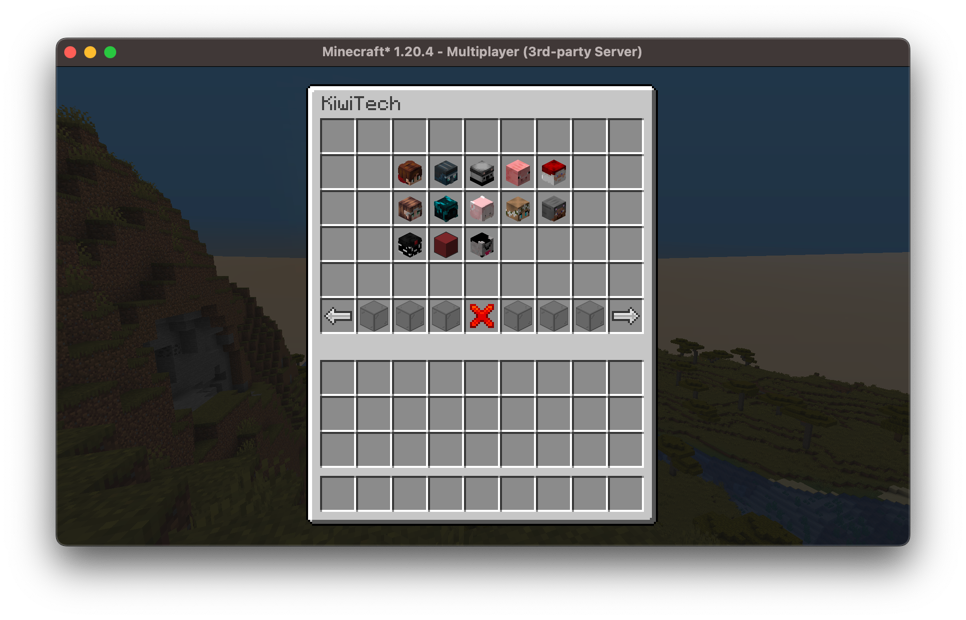 Styled Selection Screen Layout
